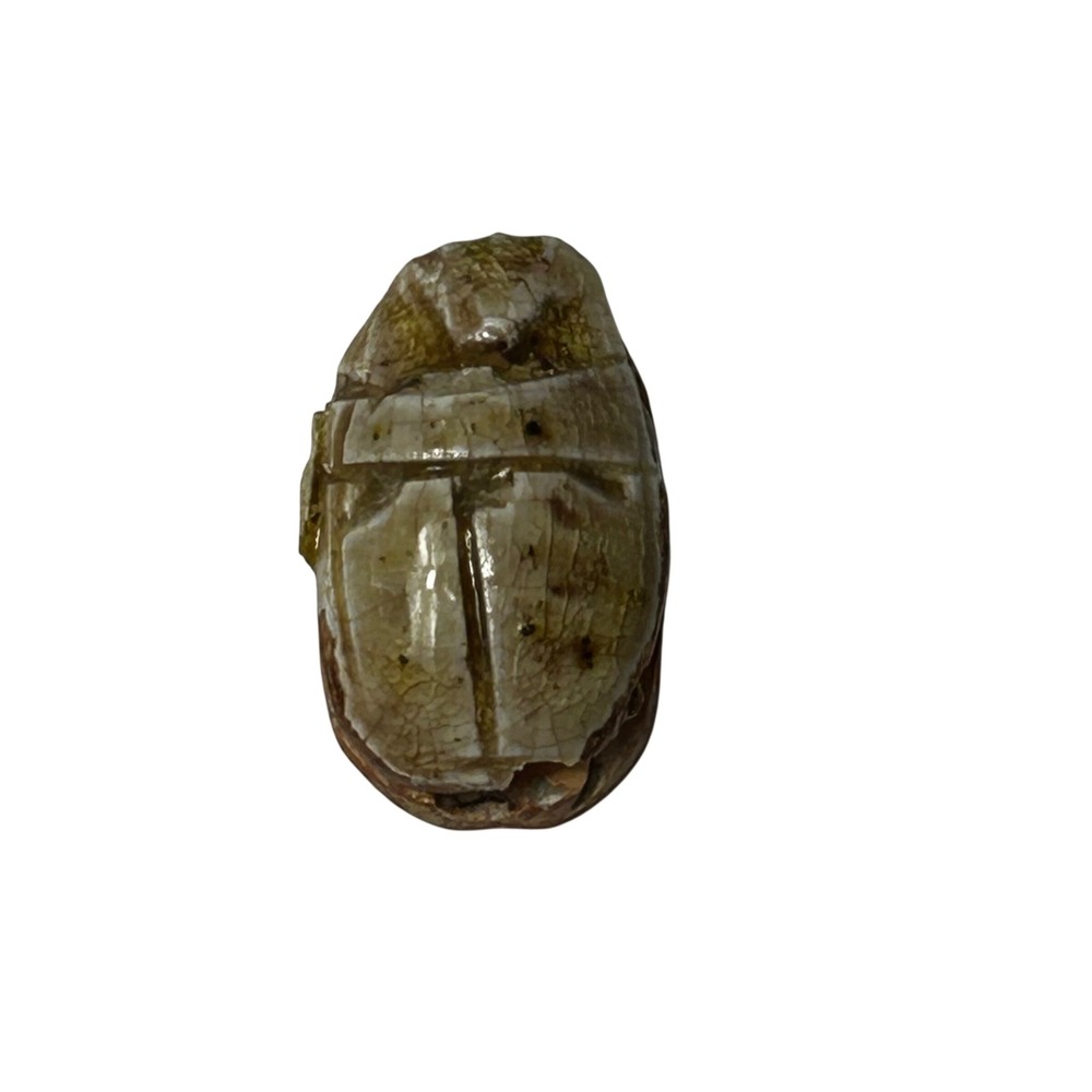 Scarab Beetle Amulet Figurines OS Multicolor Egyptian Decor Set of 4 Sizes - Picture 7 of 11